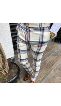men's plaid casual pants HE1307-03-03
