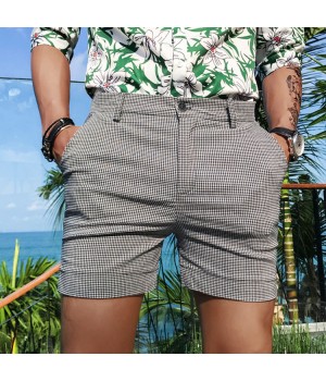 Casual shorts, 3/4 ultra short suit pants HF2415-04-02