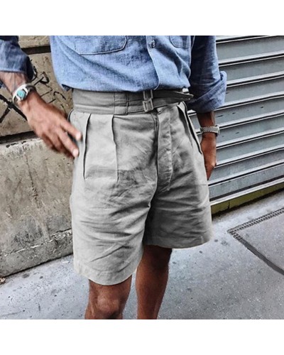 Retro and improved button down polo shorts